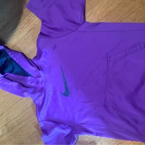 Purple Nike Hoodie Size Large in Young Women